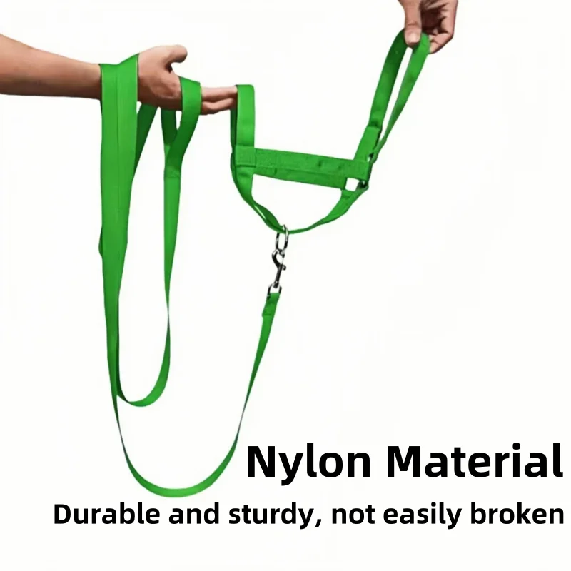 Зеленая регулируемая нейлоновая веревка для домашнего скота - Фотография_3