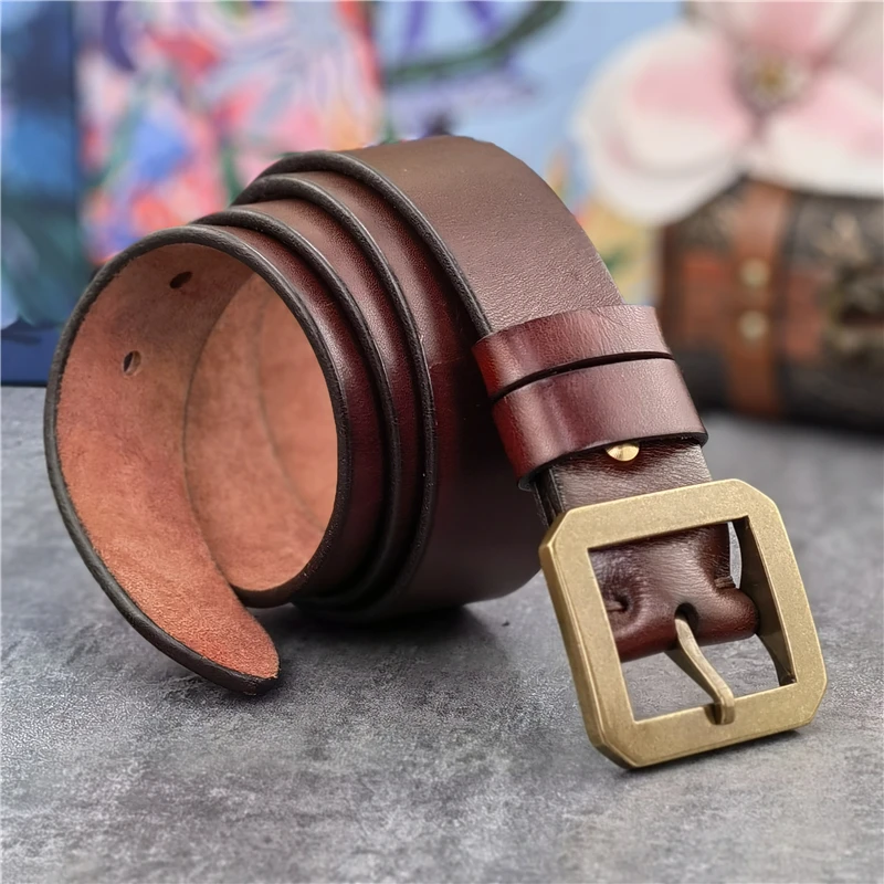 Мужской ремень в винтажном стиле - Фотография_6