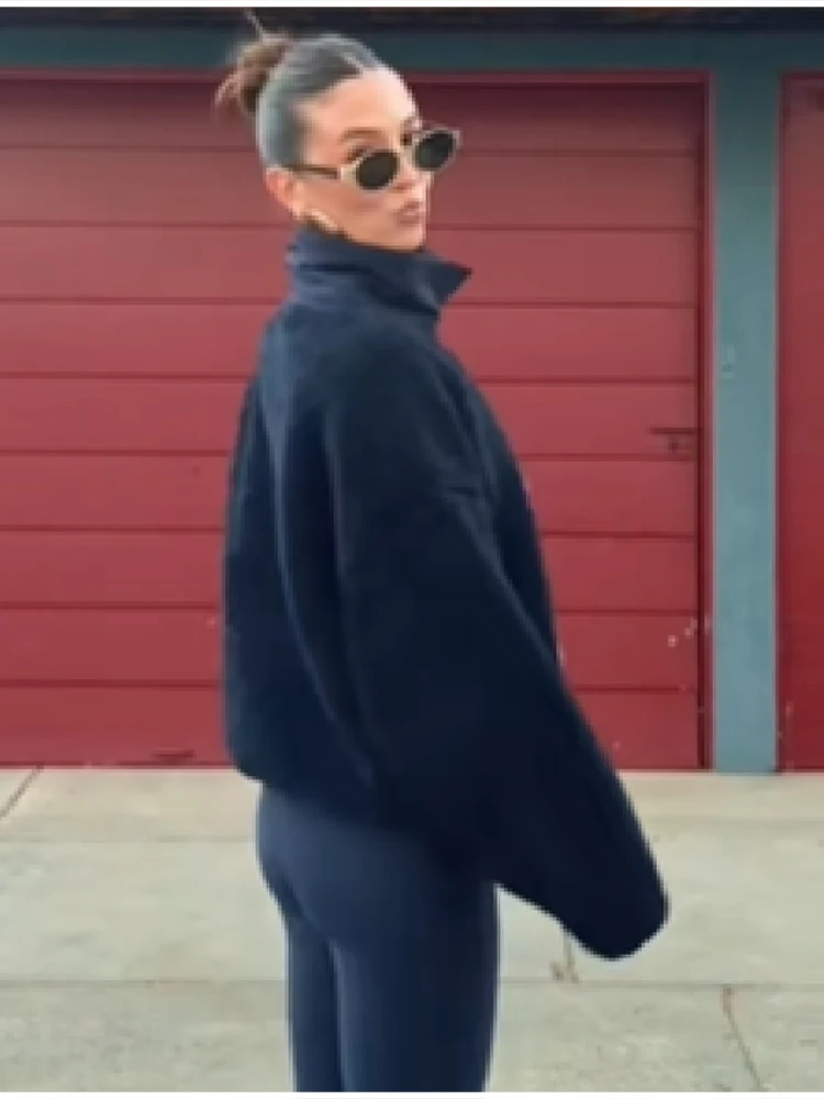 Осень-зима, мягкая куртка с мультяшным медведем и ягненком для женщин - Фотография_4