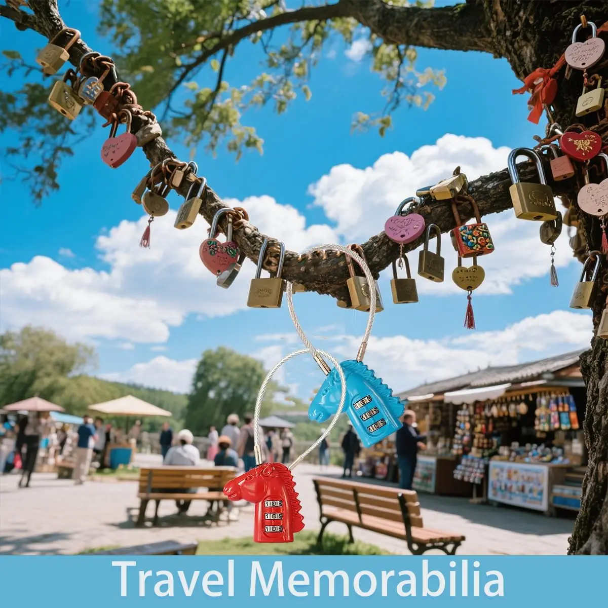 Кодовый замок в форме лошади - Фотография_3