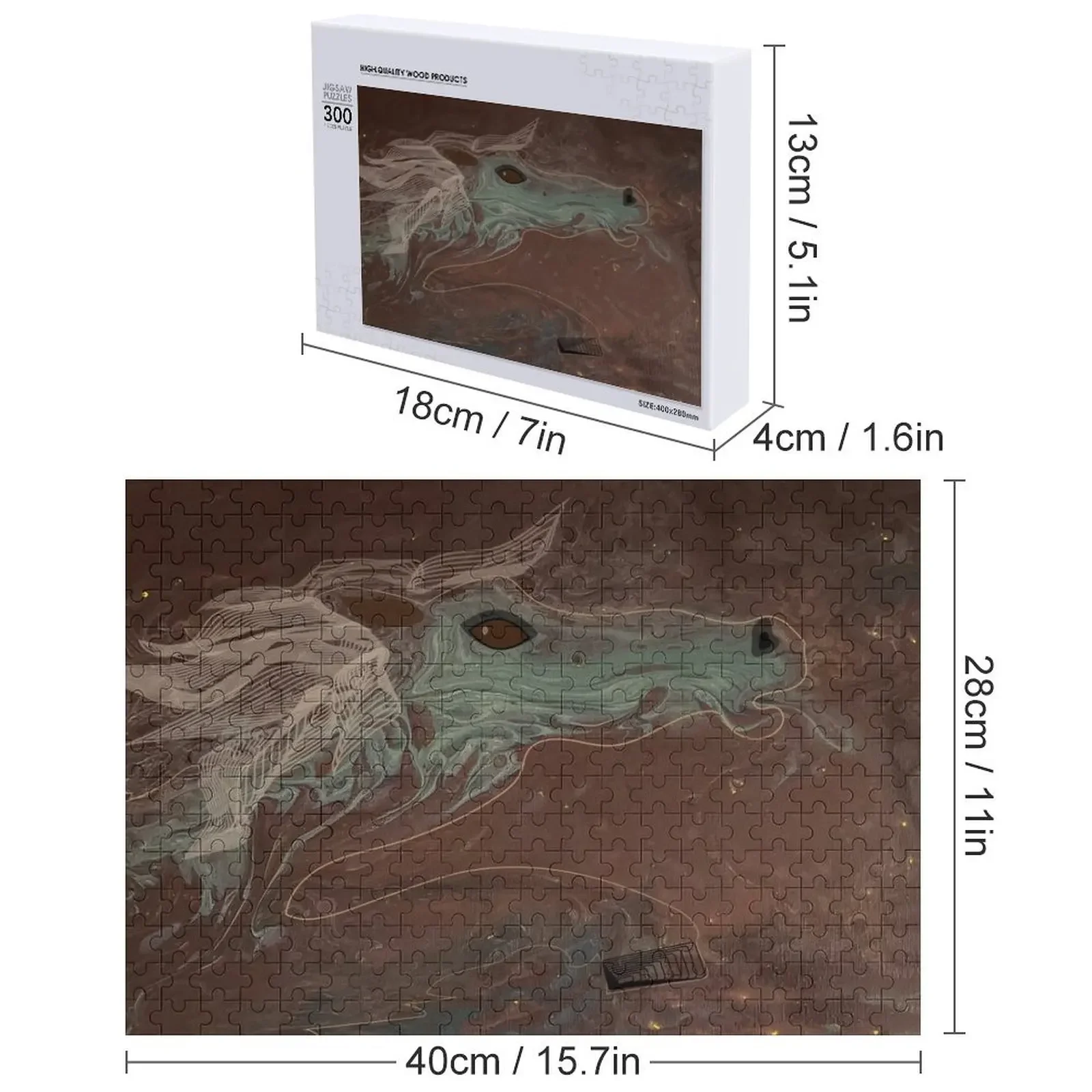 Horse in space jigsaw puzzle adult - Фотография_5