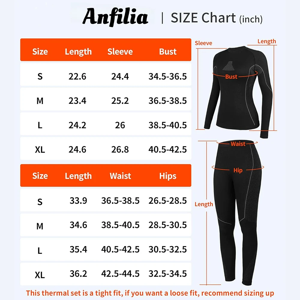 Anfilia женский комплект термобелья для лыж - Фотография_6