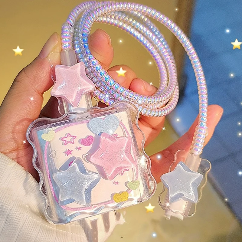 Kawaii милый 3d star love heart - Фотография_6