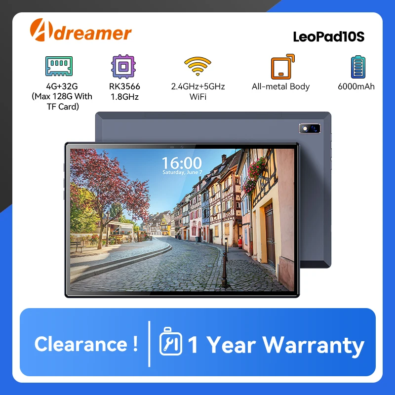 (распродажа) планшет leopad10s android 11