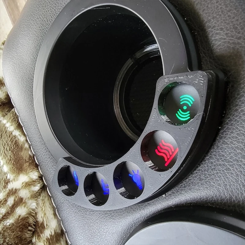 Круглый держатель для чашки с 5 отверстиями - Фотография_3