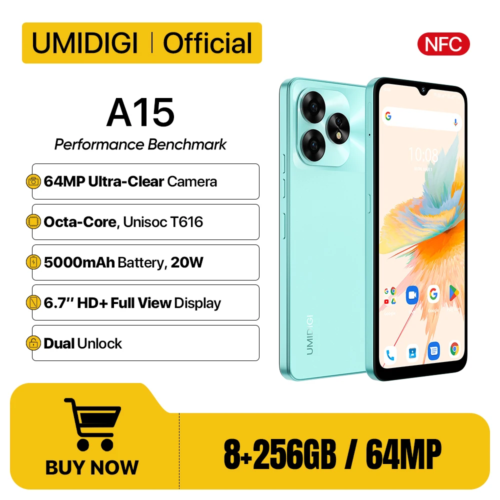 Смартфон umidigi a15