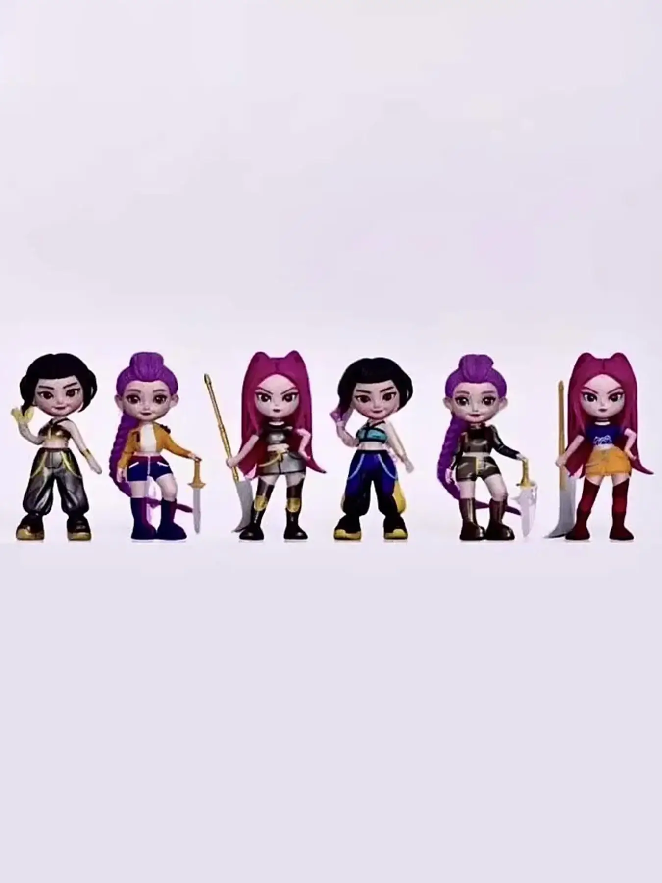 Набор кукол k-pop hunter girl из 6 предметов - Фотография_3