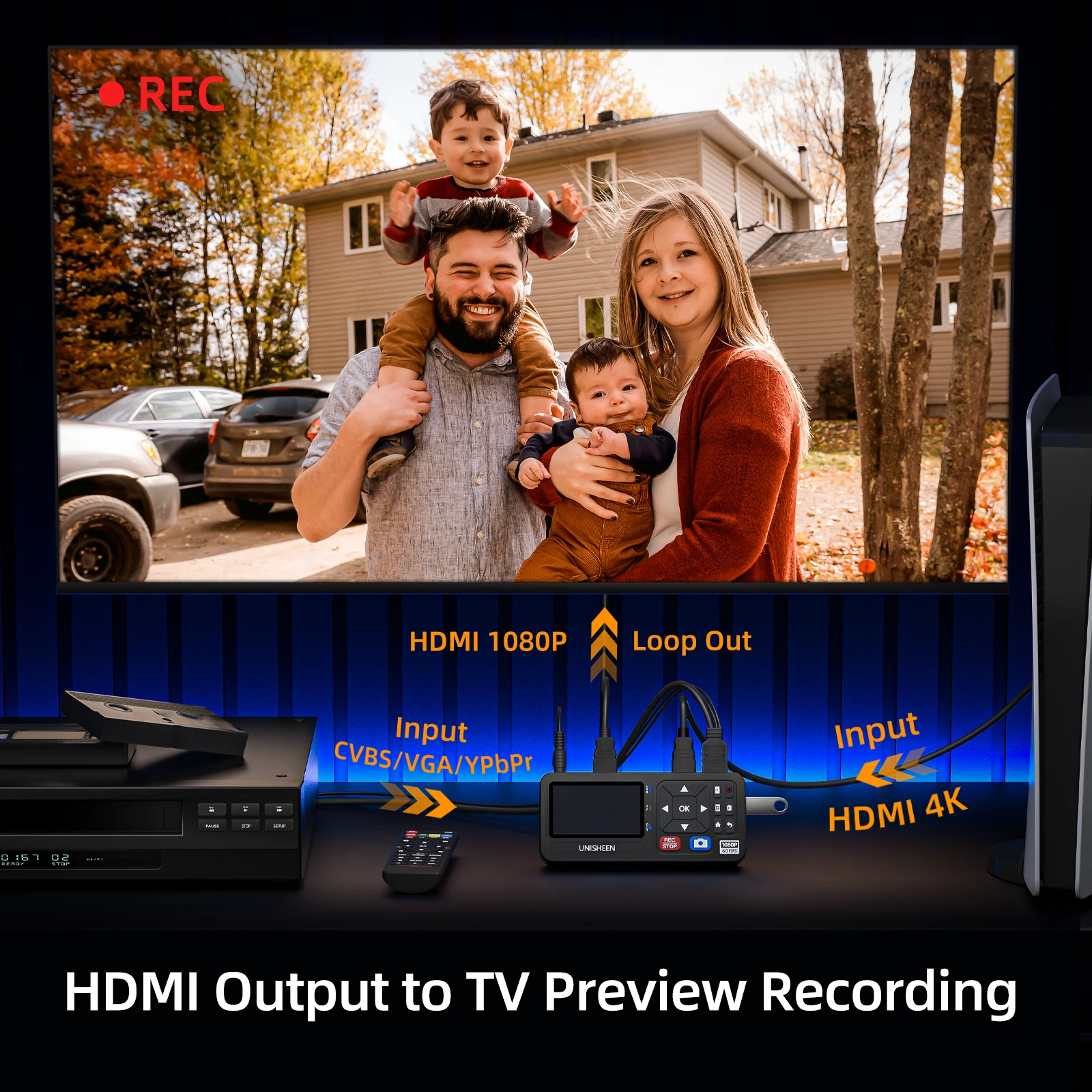 Unisheen 1080p мини-устройство записи видео - Фотография_4