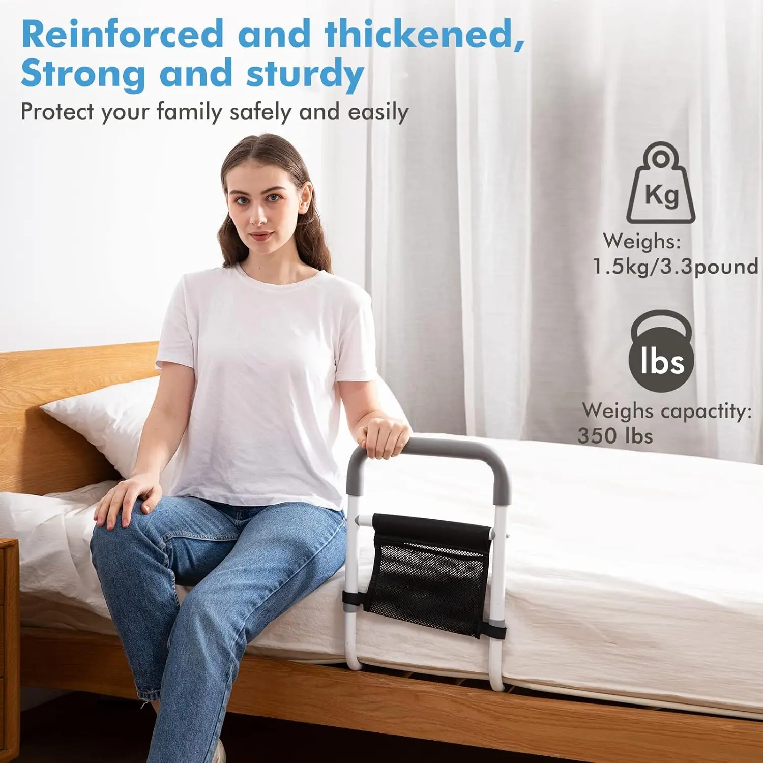 Поручни для кровати для пожилых людей - Фотография_2