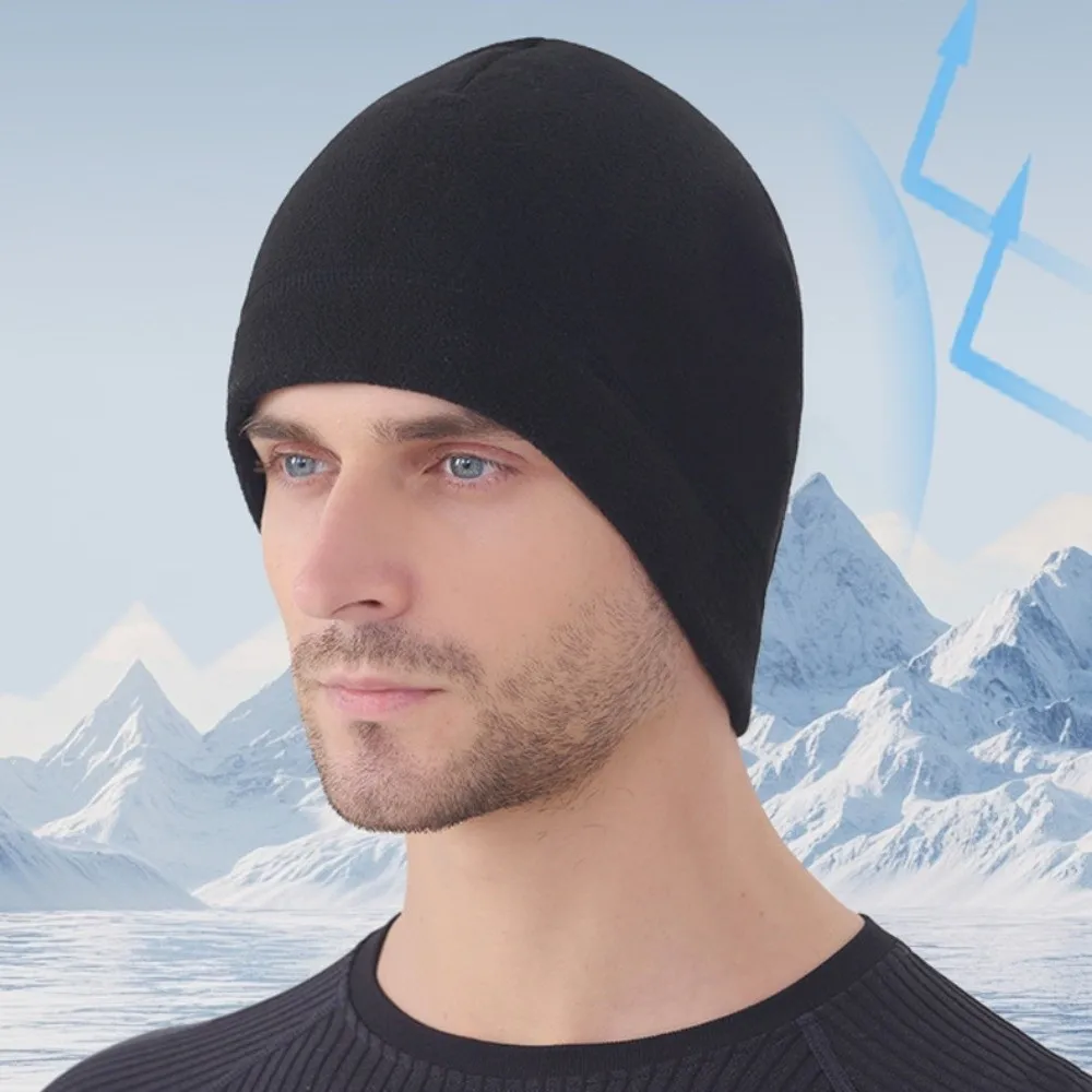 Флисовые зимние шапки для бега - Фотография_2
