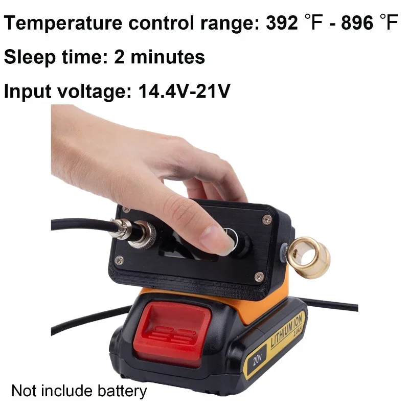 Электрический паяльник oled t12 для dewalt 18/20 в - Фотография_5