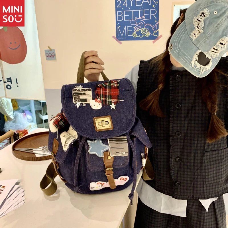 Новый рюкзак miniso hello kitty bone - Фотография_4