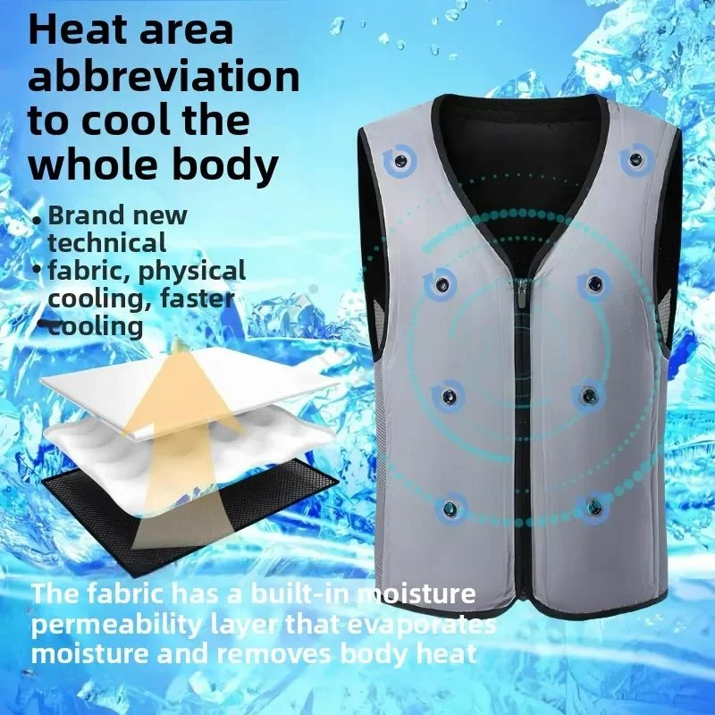 Ice cool -15 ℃   жилет мужской - Фотография_5
