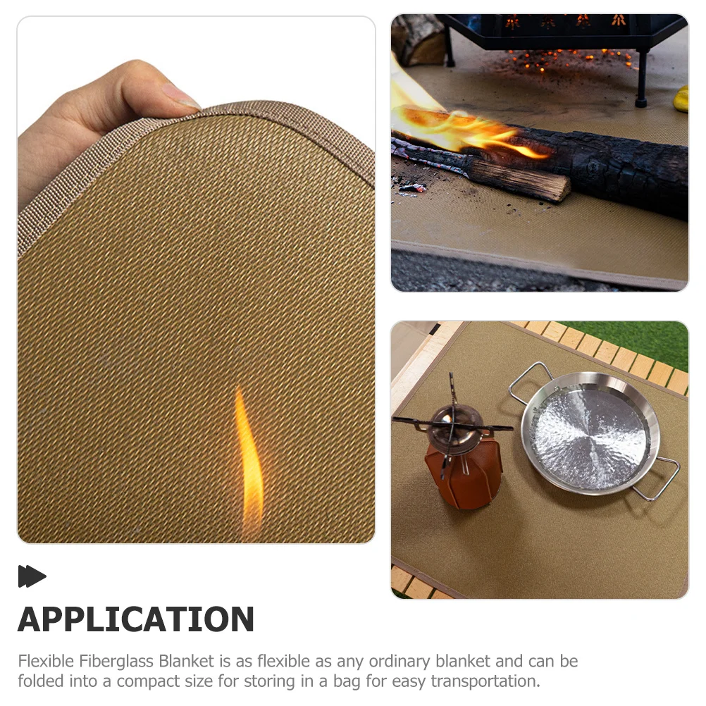 1 комплект, огнестойкое одеяло для кемпинга - Фотография_2