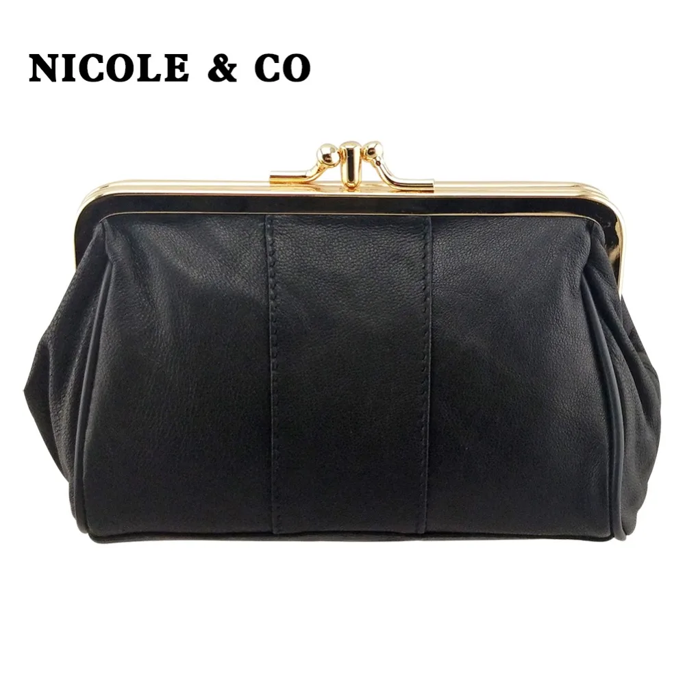 Nicole & co оригинальный новый женский кошелек из овчины