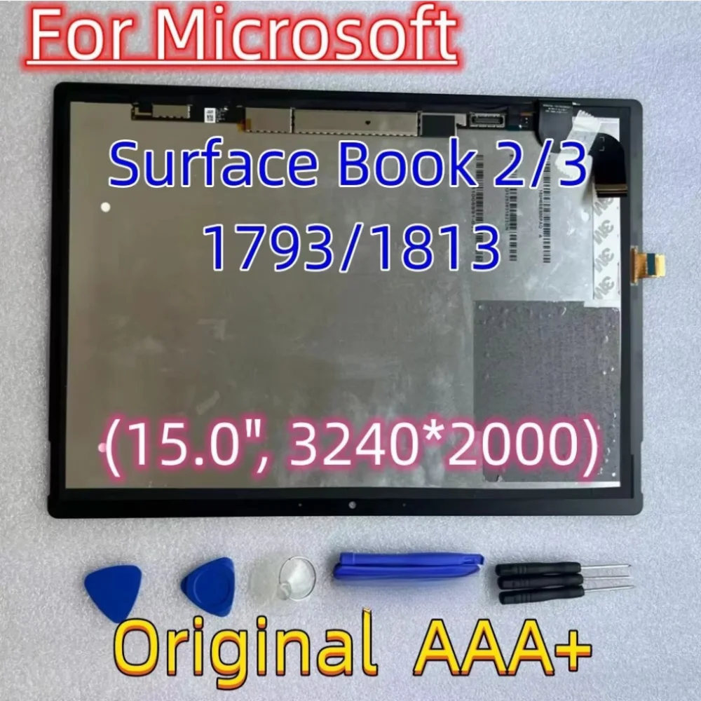 Оригинальный жк-дисплей aaa + для microsoft surface book 2 3 1793 1813