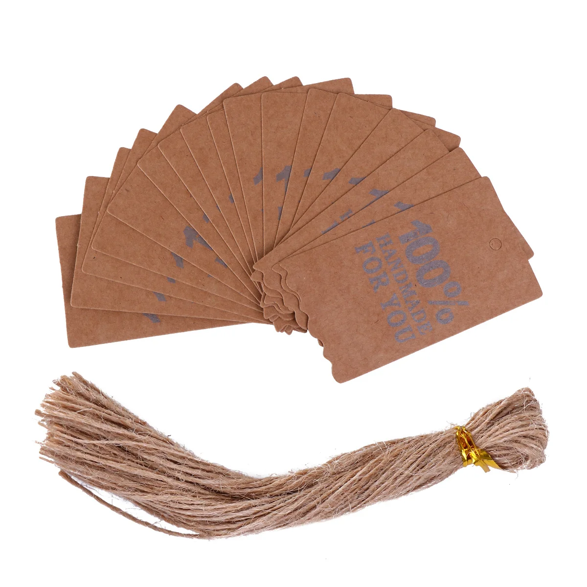 1 комплект прочных коричневых бумажных - Фотография_6