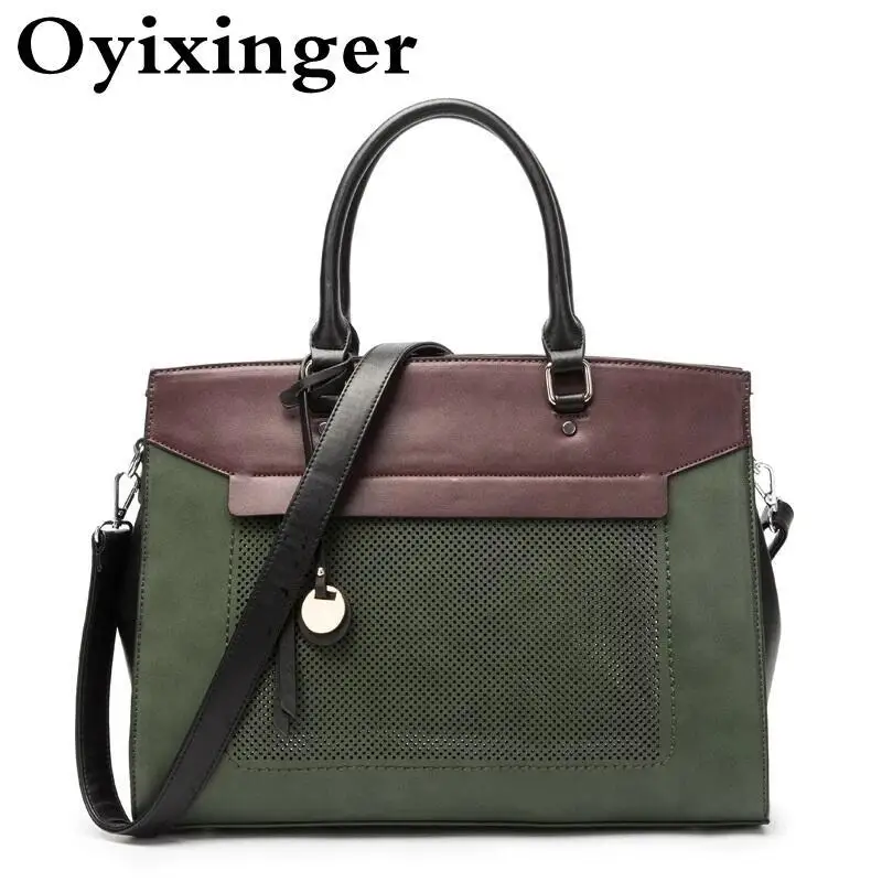 Женский кожаный портфель oyixinger - Фотография_2