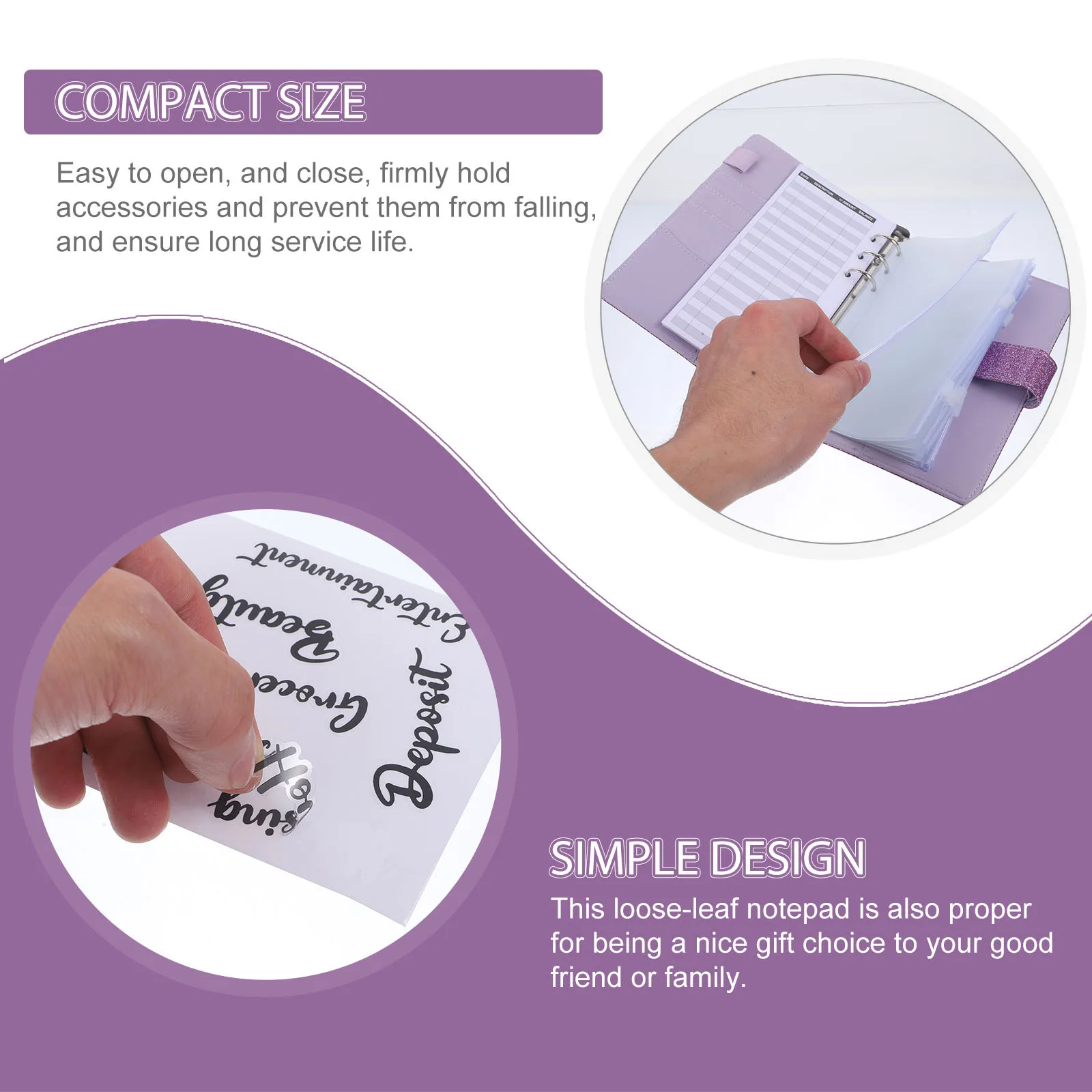 1 комплект бюджетного планировщика книг с конвертами для наличных денег - Фотография_4