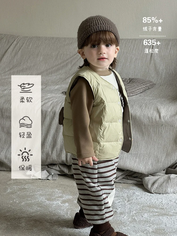 Детский пуховый жилет с героями мультфильмов