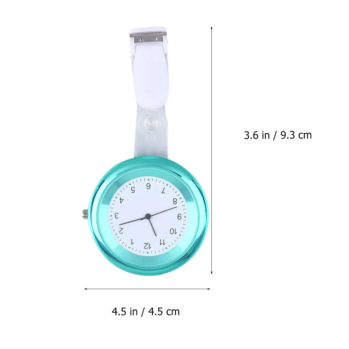 Синие красочные подвесные карманные часы из сплава для медсестры - Фотография_2