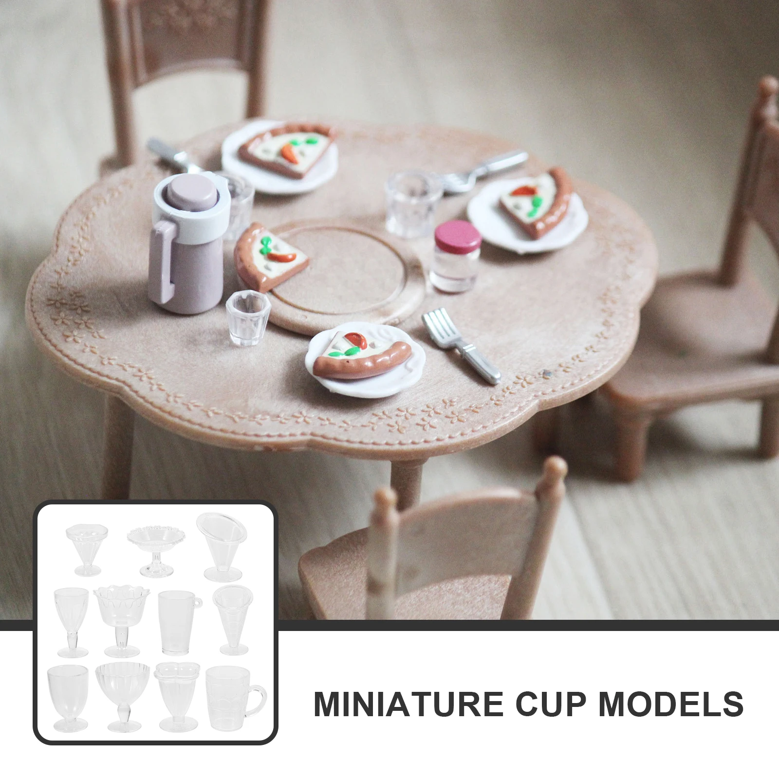 5 пакетов, имитация прозрачной чашки для кофе - Фотография_6