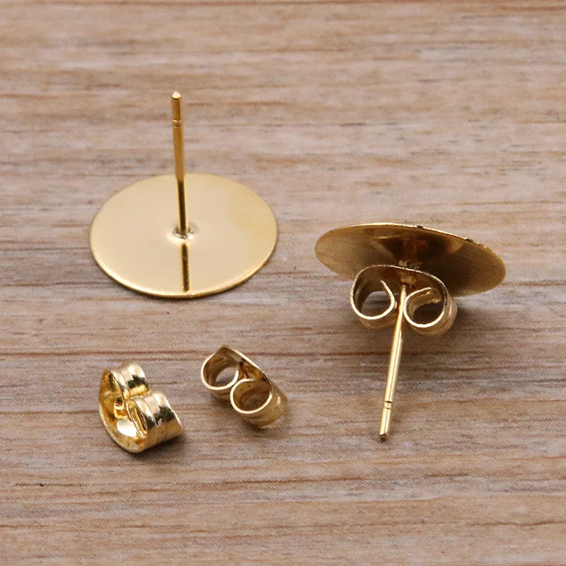 2-цветные серьги-гвоздики из нержавеющей стали - Фотография_5