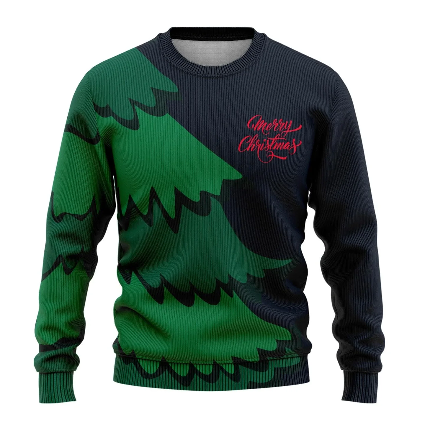 Уродливые рождественские свитера с санта-клаусом для женщин - Фотография_5