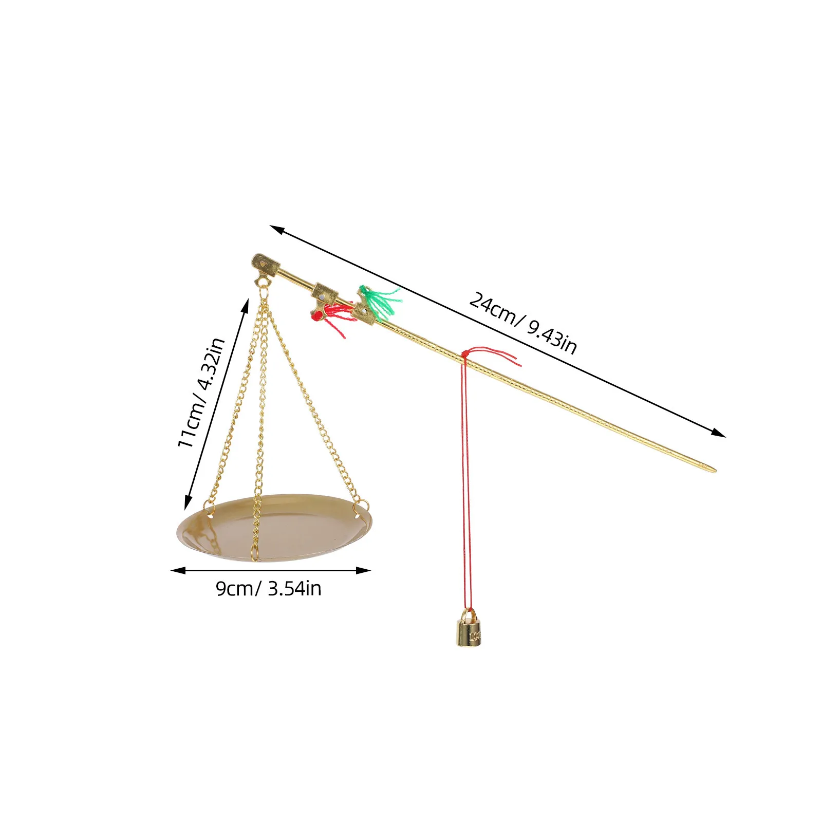 1 комплект, мини-винтажные портативные весы для китайской медицины - Фотография_2
