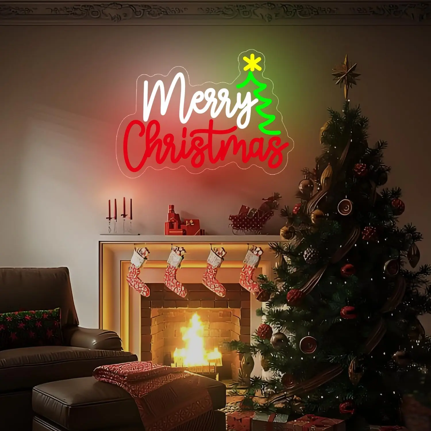 Рождественская светодиодная неоновая - Фотография_6