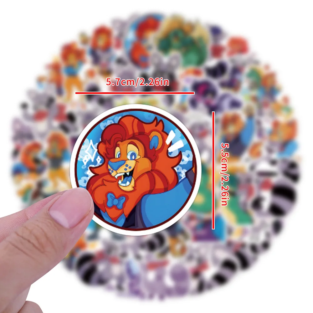 Игра indigo park наклейка мультфильм - Фотография_4