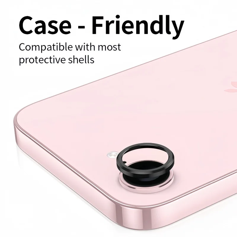 Защитная пленка для камеры из сплава для iphone 16e 2021 - Фотография_4