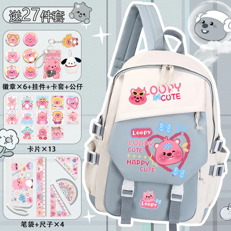 Miniso little beaver ruby рюкзак женский с милым модным принтом - Фотография_2