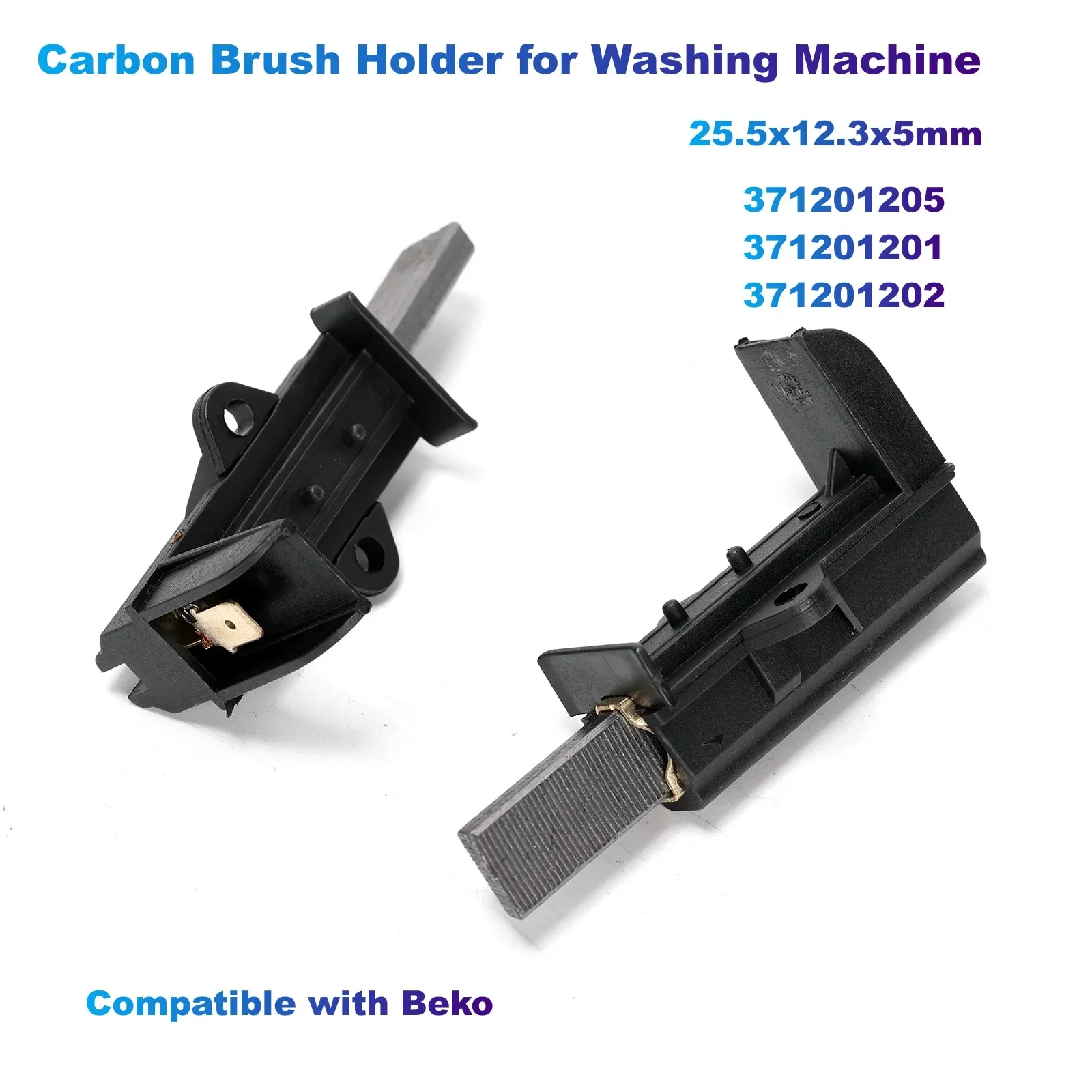 Держатель угольной щетки для стиральной машины (25.5x12