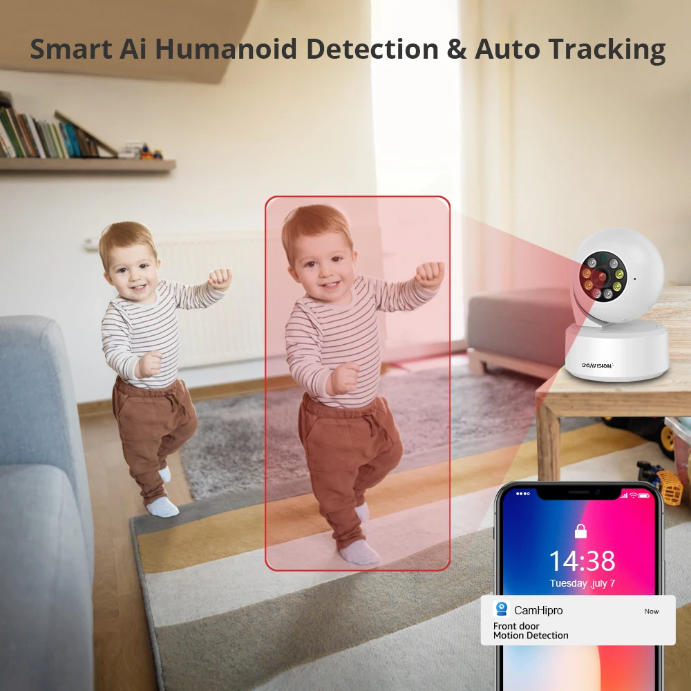 Ru boavision hd 2mp 4mp wi-fi ptz-камера - Фотография_2