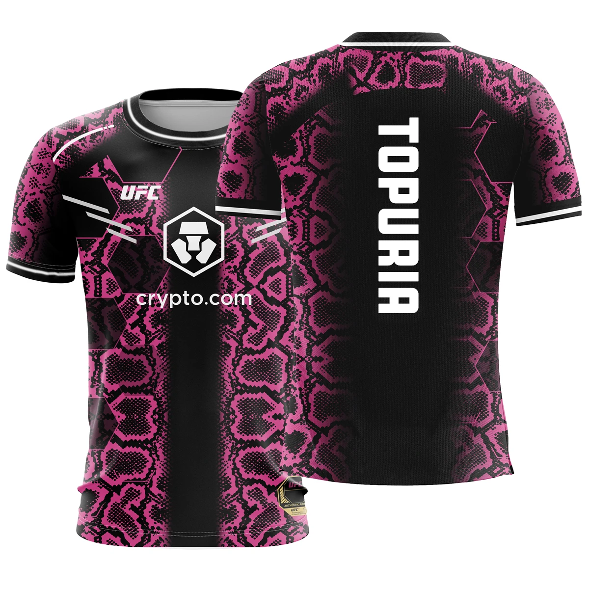 Мужская футболка ufc fight night topuria