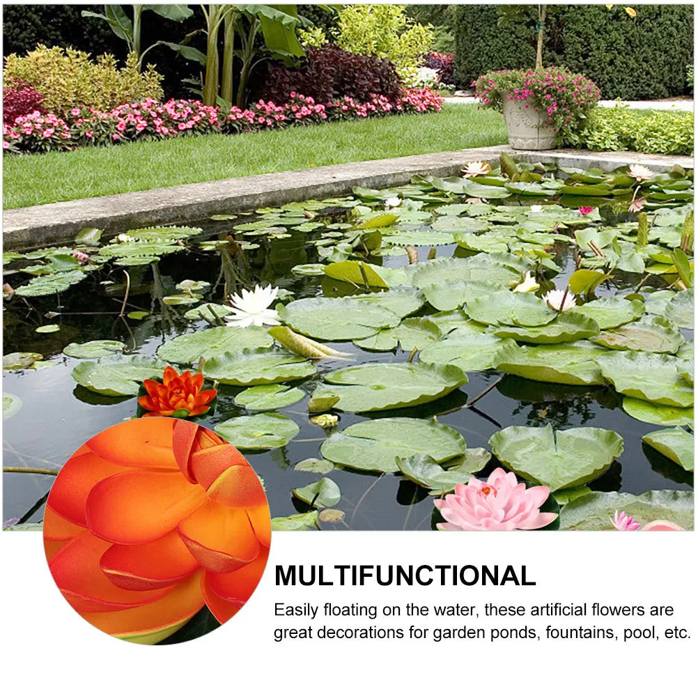 Имитация пруда лотоса