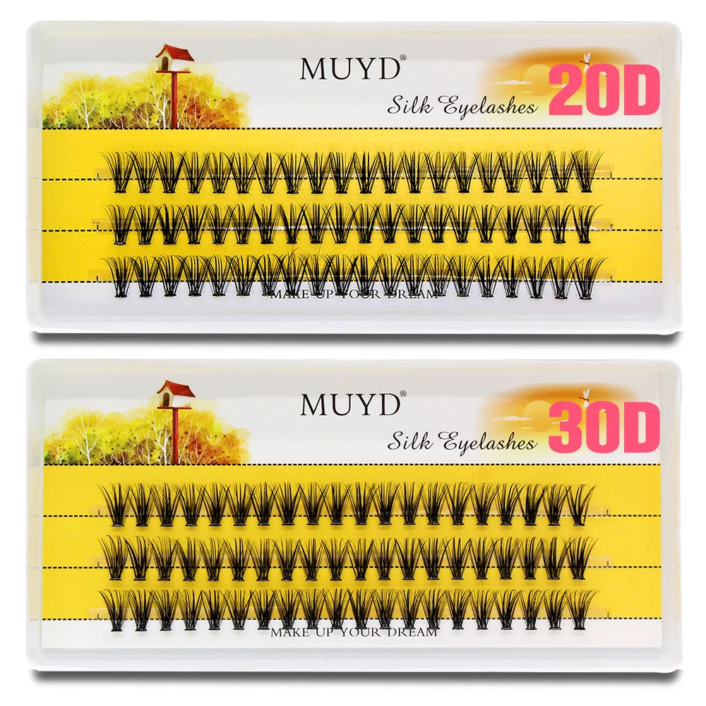 Тонкие норковые индивидуальные кластерные ресницы - Фотография_3