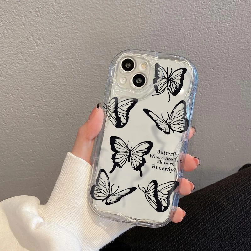 Чехол ins style silver butterfly для honor 200 - Фотография_6