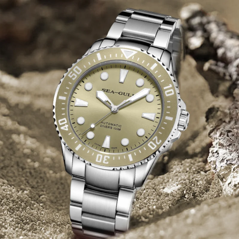 Часы «чайка», мужские автоматические механические наручные часы с сапфиром - Фотография_2