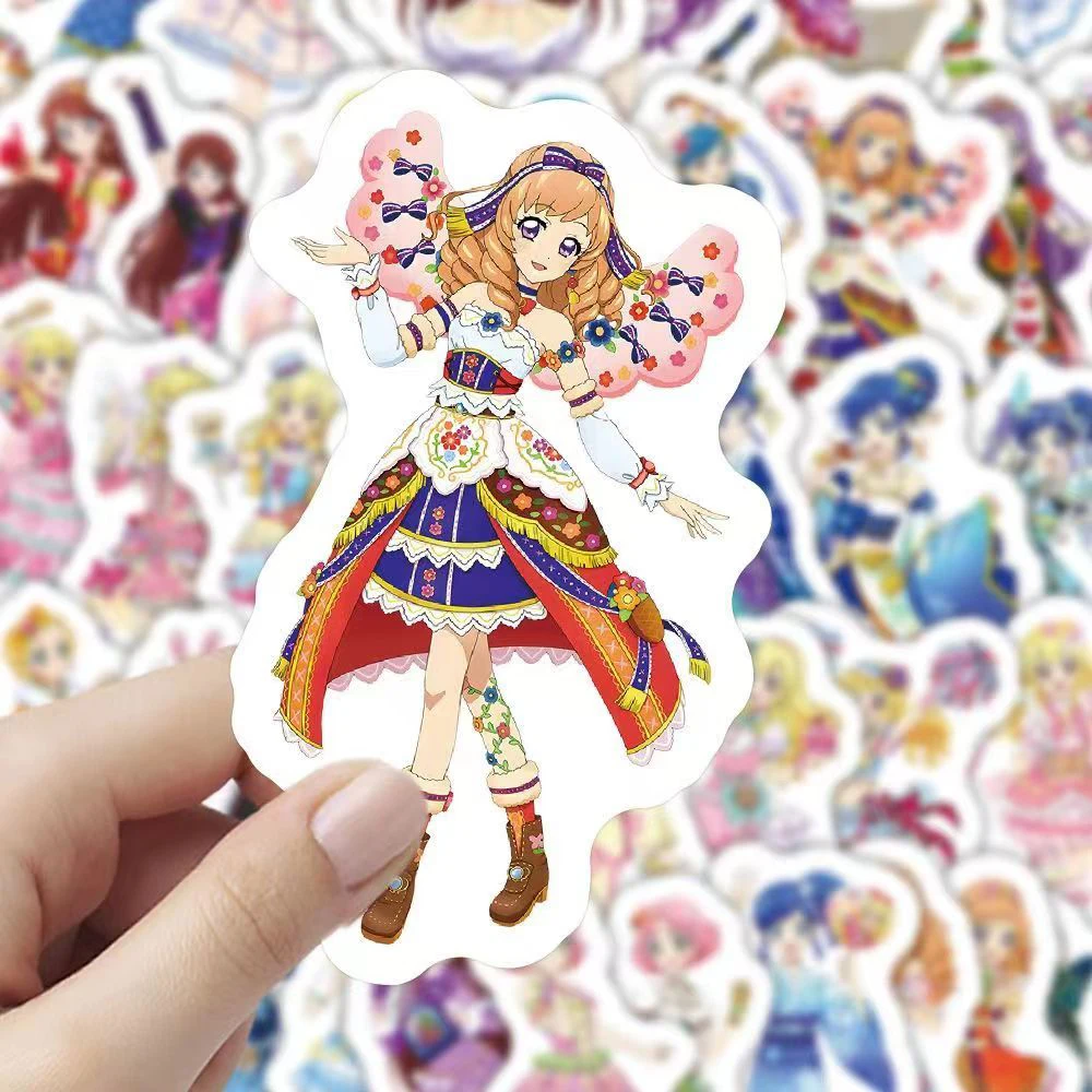 Аниме наклейки aikatsu милые девушки - Фотография_4