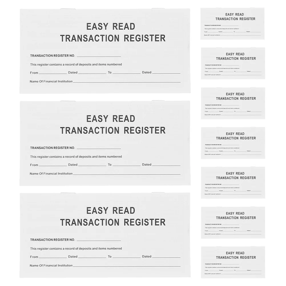 Чековая книга, пустой журнал передачи