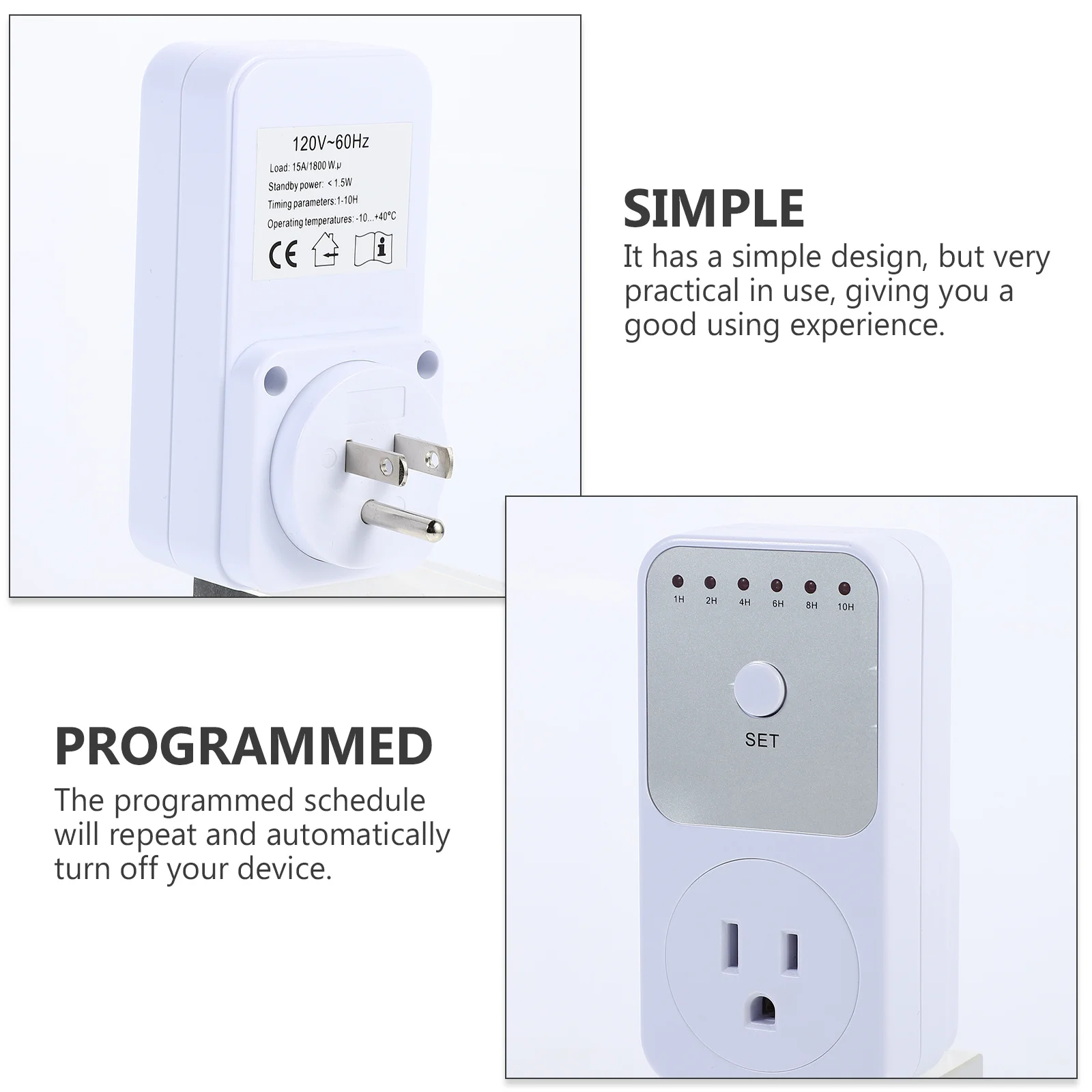 1-10 часов, регулируемая механическая розетка - Фотография_3