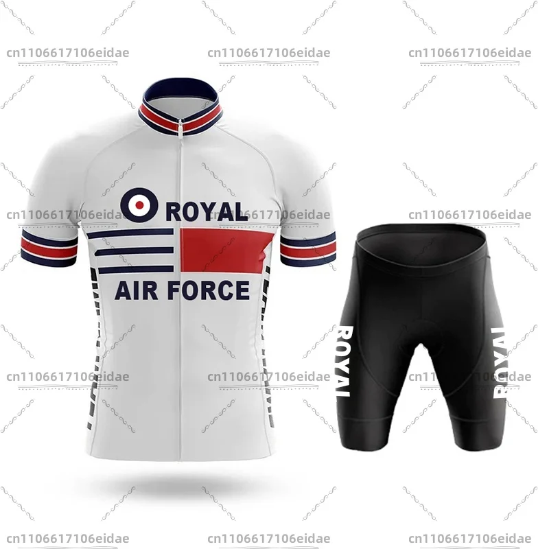Комплект велосипедного трикотажа royal air force в стиле ретро - Фотография_3