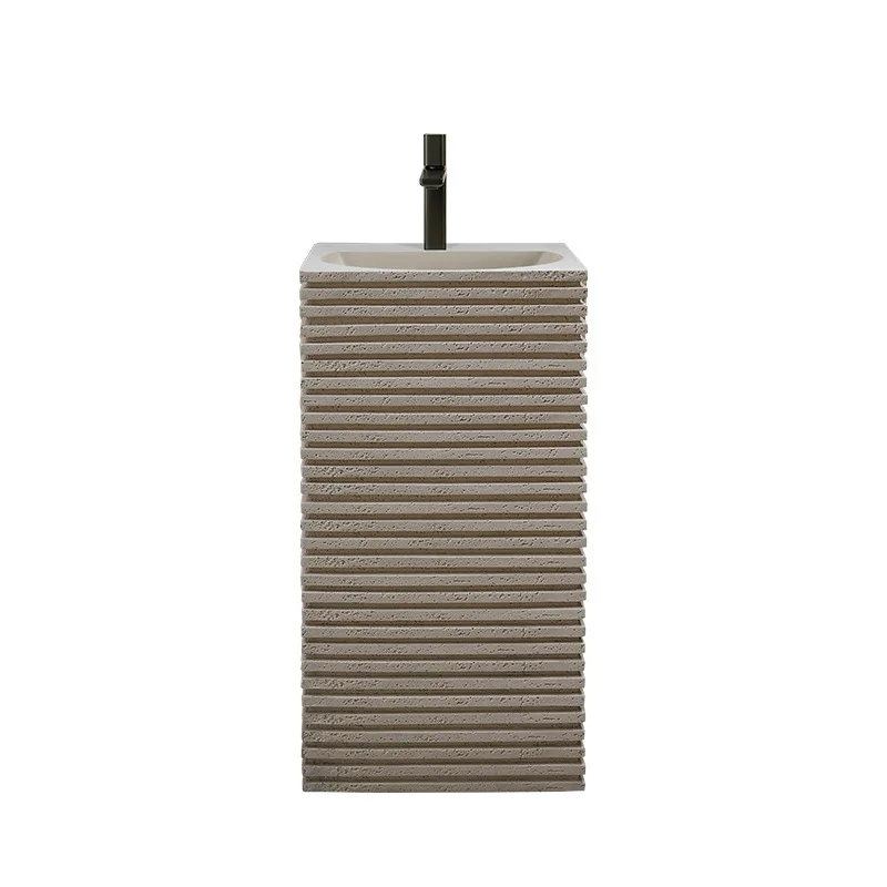 Персонализированный дизайнерский умывальник wabi sand travertine