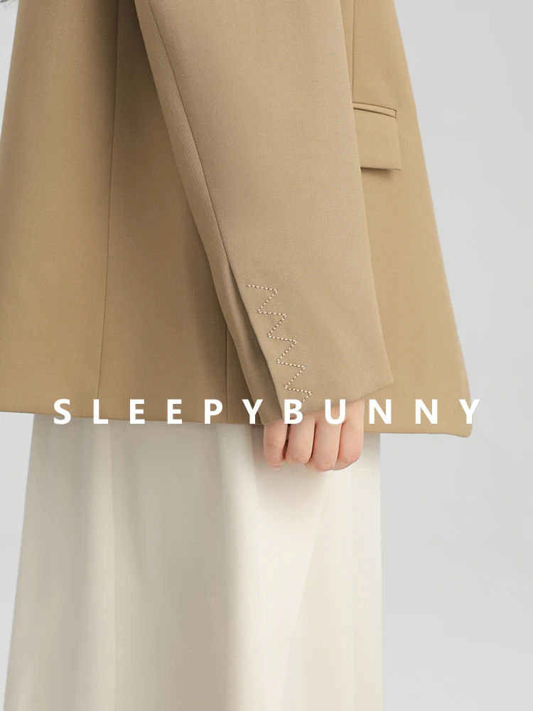 Элегантный винтажный свободный пиджак для женщин - Фотография_3