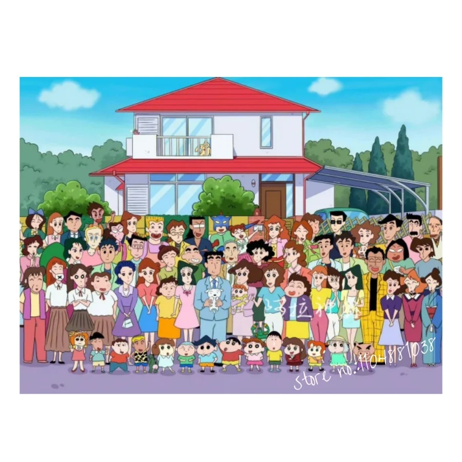 Семейный пазл crayon shin chan - Фотография_2