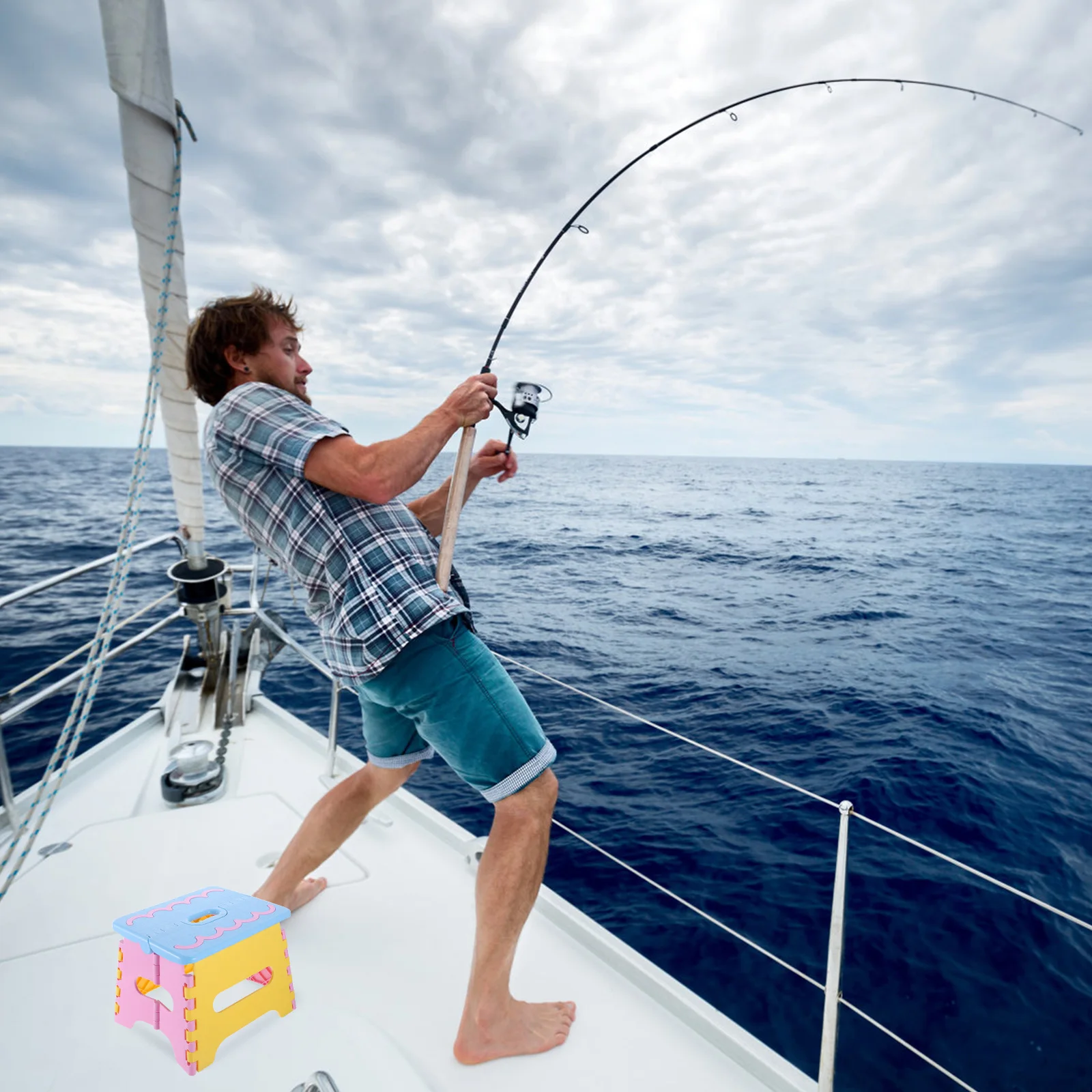 Портативный складной табурет-ступенька - Фотография_4