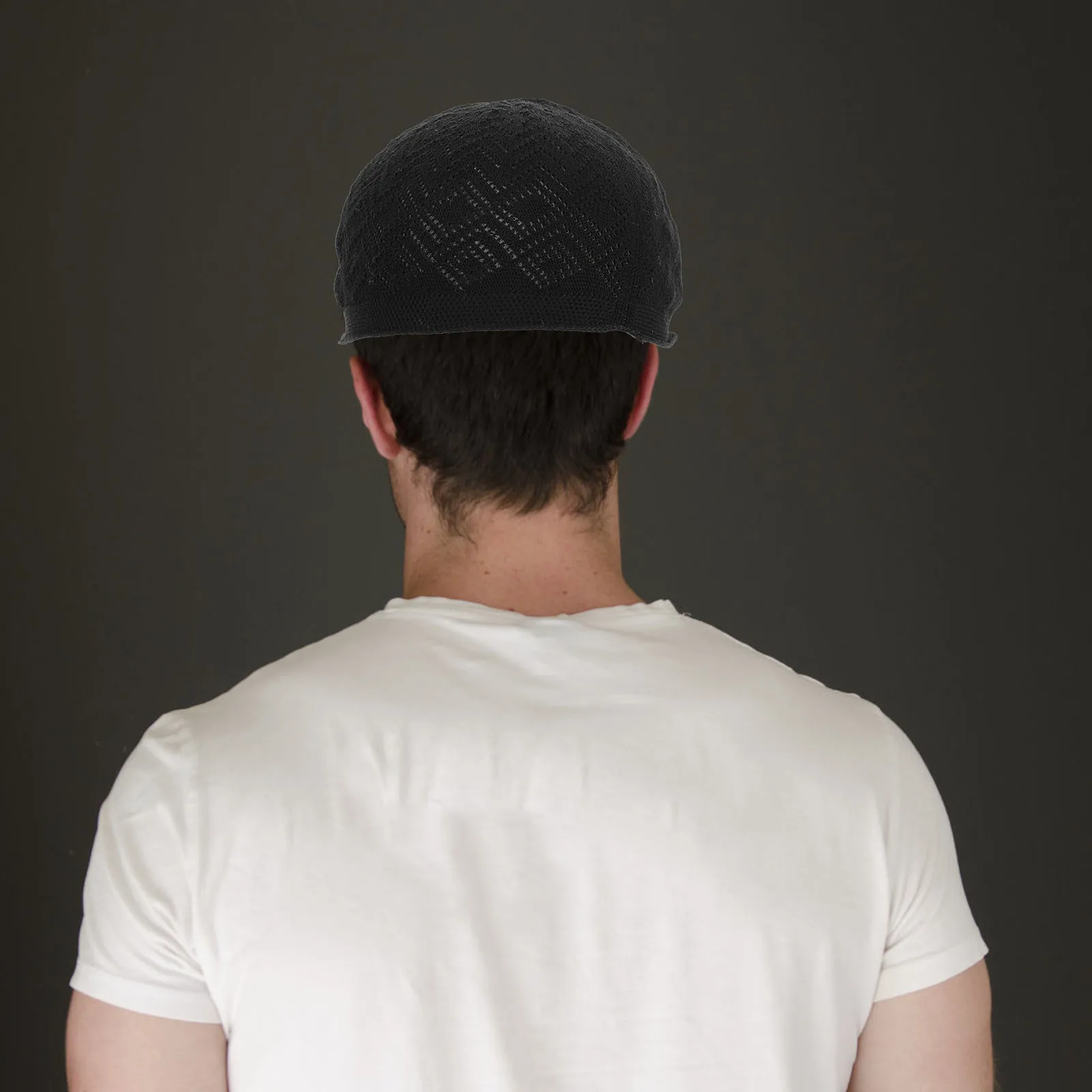 Теплая вязаная шапка унисекс - Фотография_2