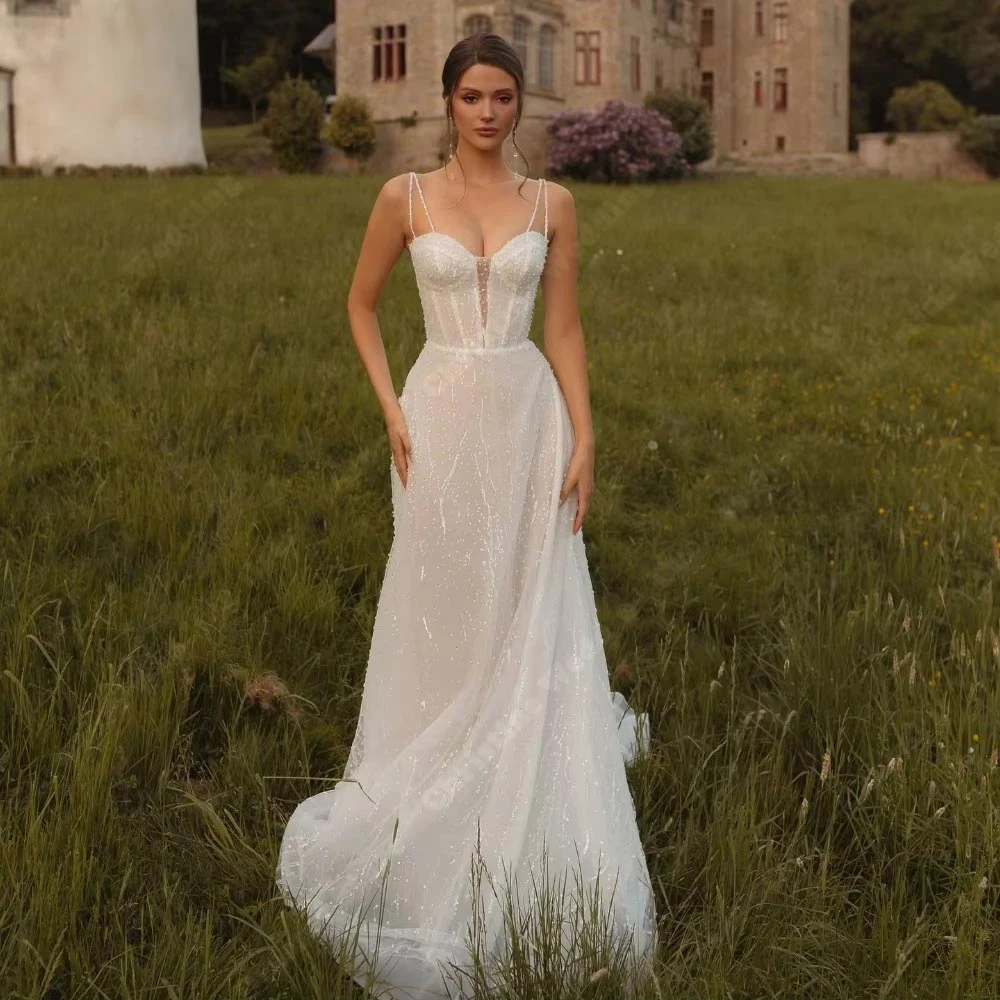 Роскошные блестящие свадебные платья - Фотография_4